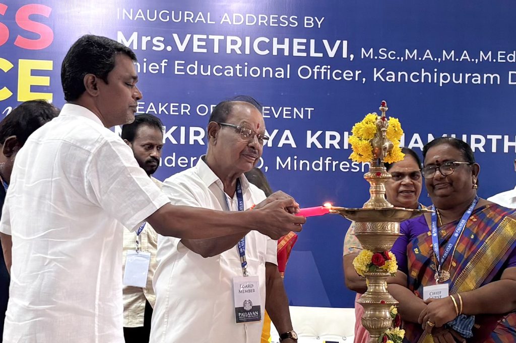 Pallavan college nervousness to confidence event