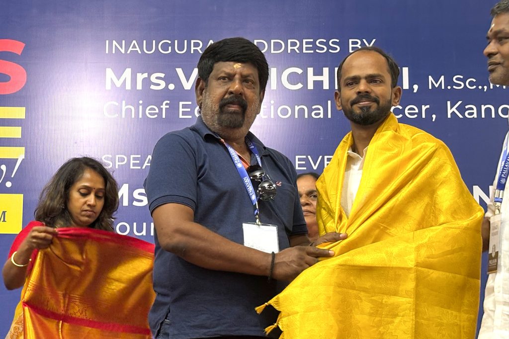 Pallavan college nervousness to confidence event