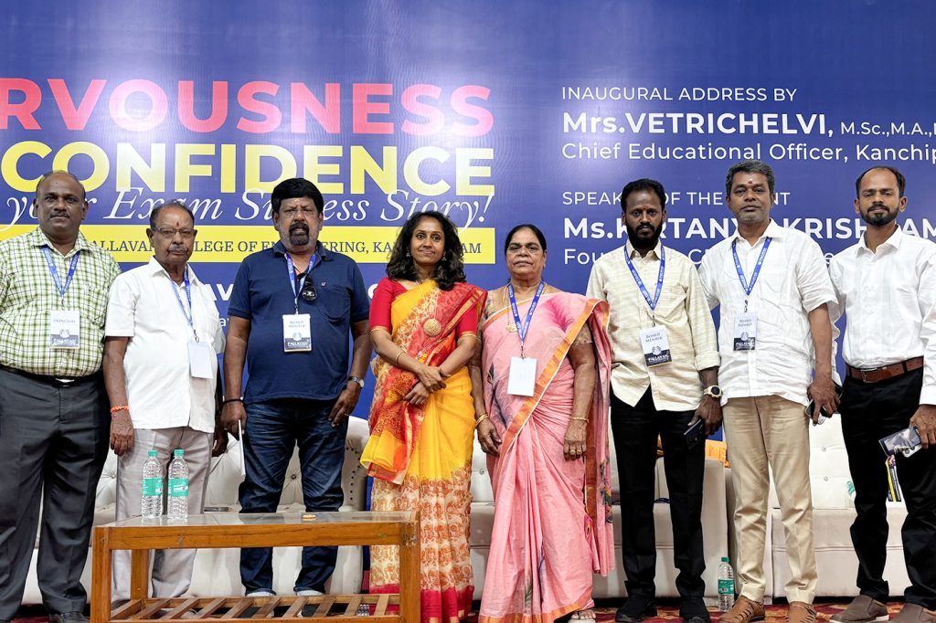 Pallavan college nervousness to confidence event