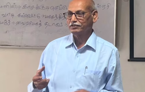A seminar on ‘Institutional Growth’ led by Prof. Vizaya Kumar, Director (Planning & Development), Pallavan College of Engineering.